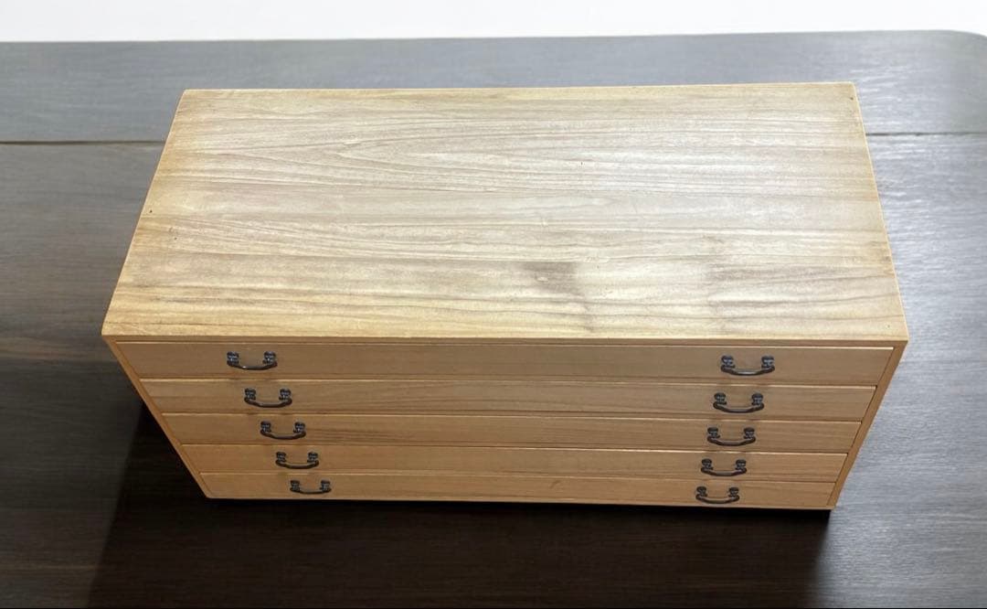 レトロモダン★総桐箪笥　桐タンス　引き出し5段