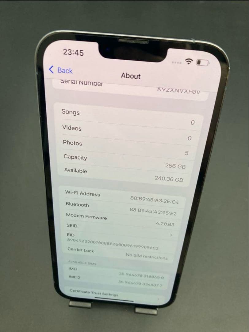美品 iPhone 13 ProMax 256GB - 、SIMフリー