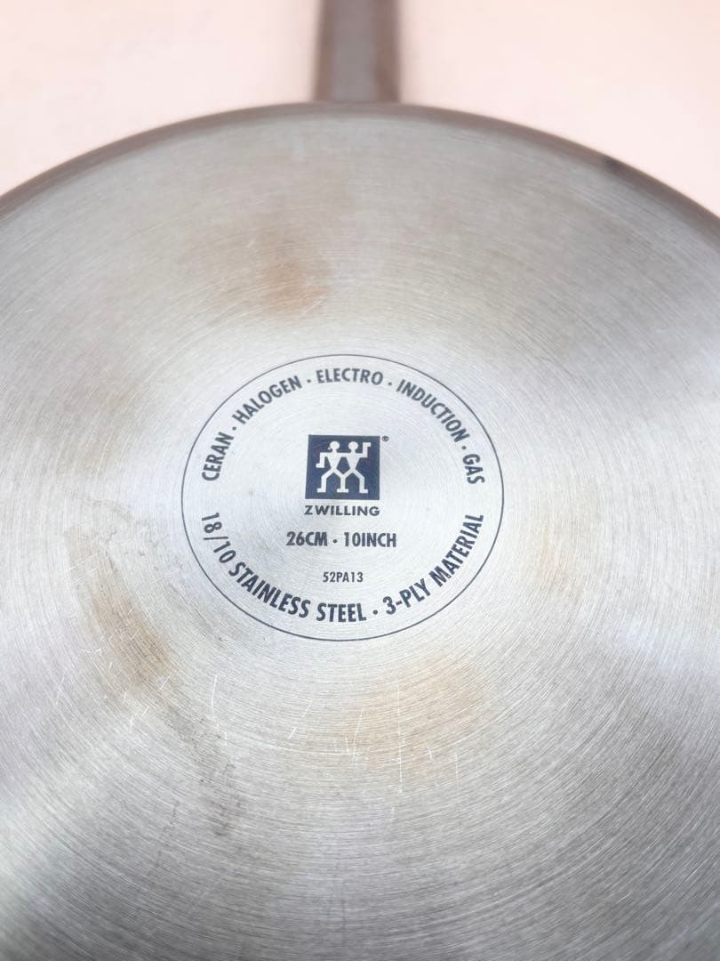26cmZWILLING ツヴィリング プロ SS フライパン 3PLY ふた