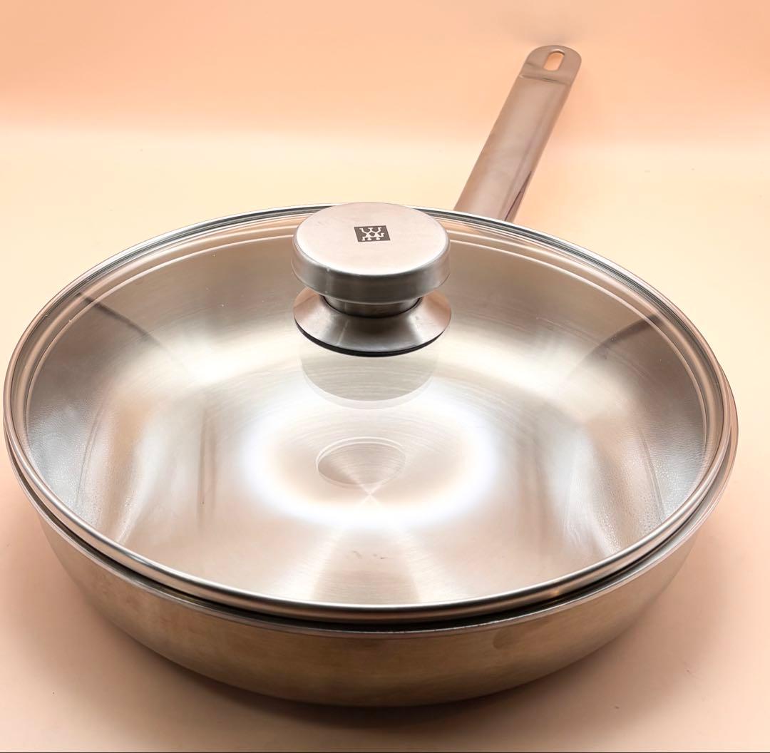 26cmZWILLING ツヴィリング プロ SS フライパン 3PLY ふた