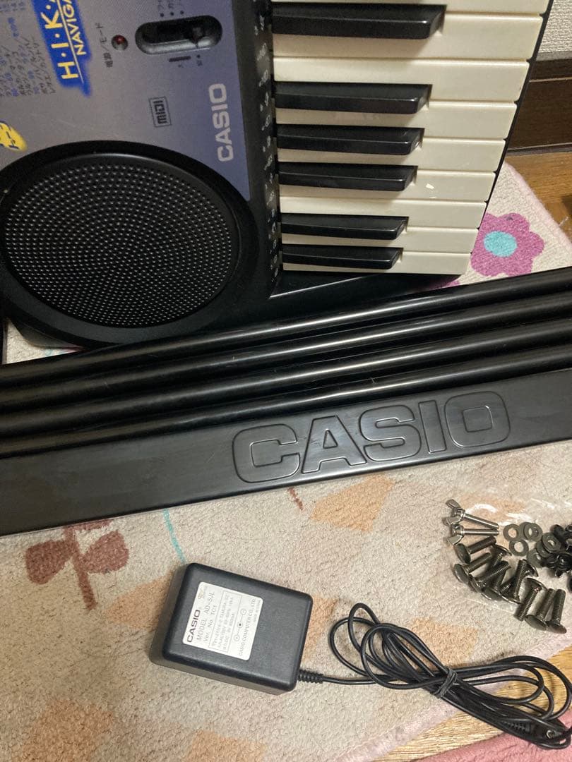 CASIO 光ナビゲーションキーボー　LK-36スタンド付き