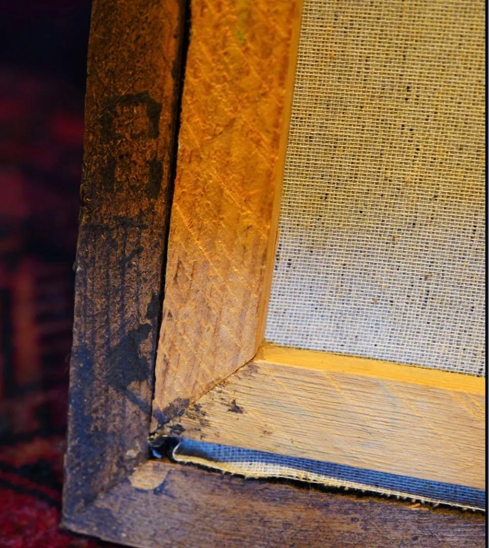 1970's ブラックパンサーベルベットペインティング油絵