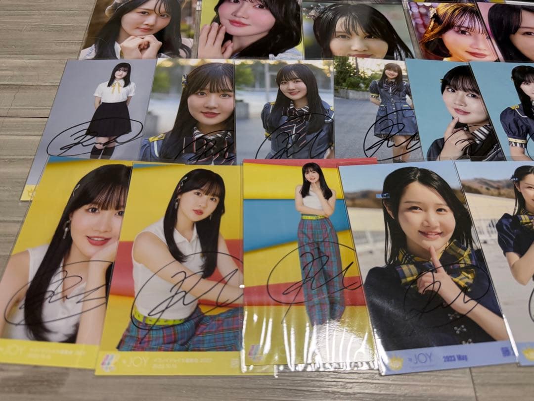 ニアジョイ ≒JOY 藤沢莉子 生写真 直筆 封入 まとめ売り