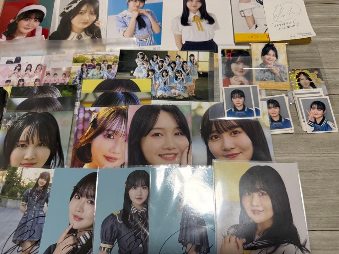 ニアジョイ ≒JOY 藤沢莉子 生写真 直筆 封入 まとめ売り