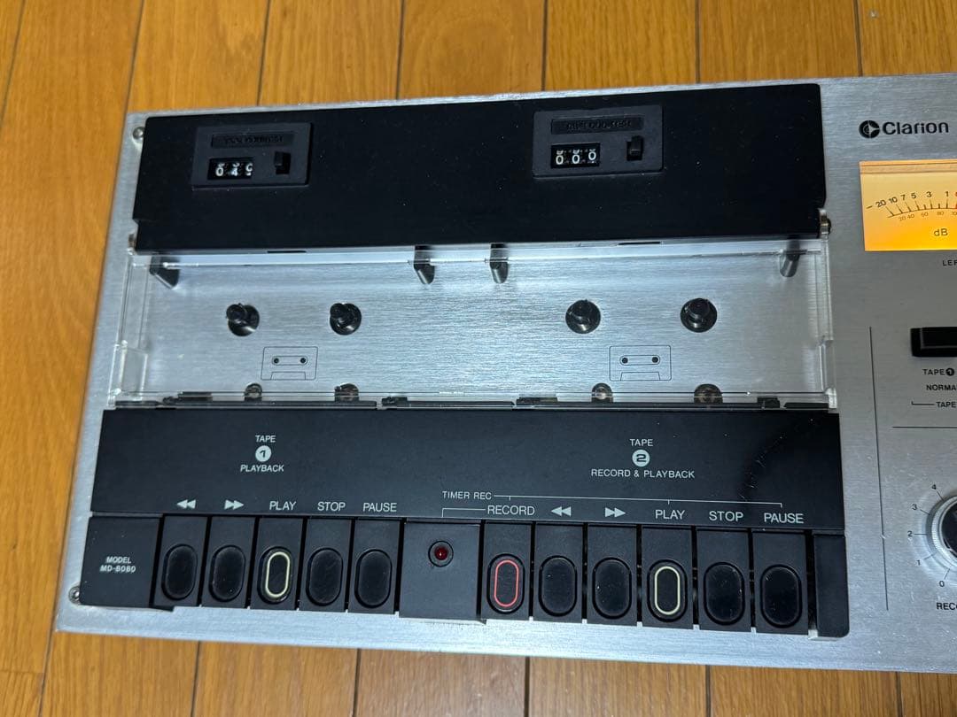 CLARION 「ダビングＸ」スタジオ気分で録音を楽しむMD-8080A