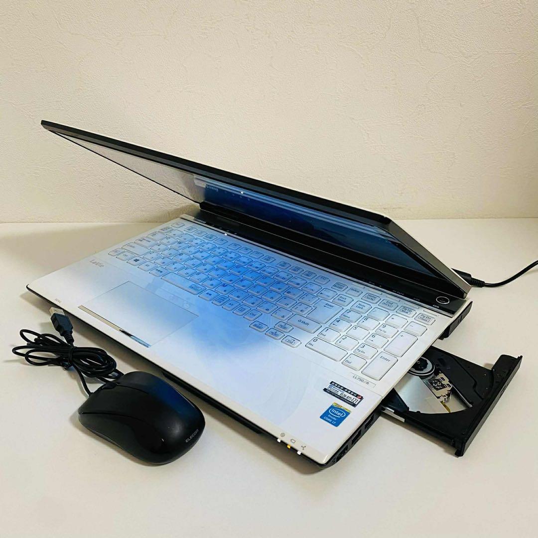 Y106 NECノートパソコンi7メモリ8GタッチパネルSSD高速Win11