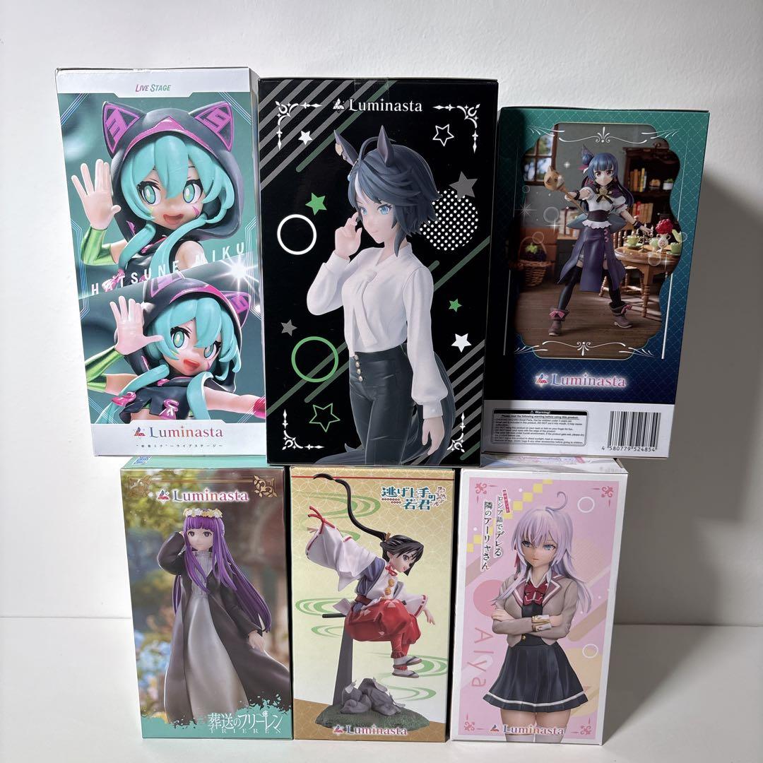 未開封 Luminasta フィギュア 6体セット ウマ娘 フェルン 初音ミク