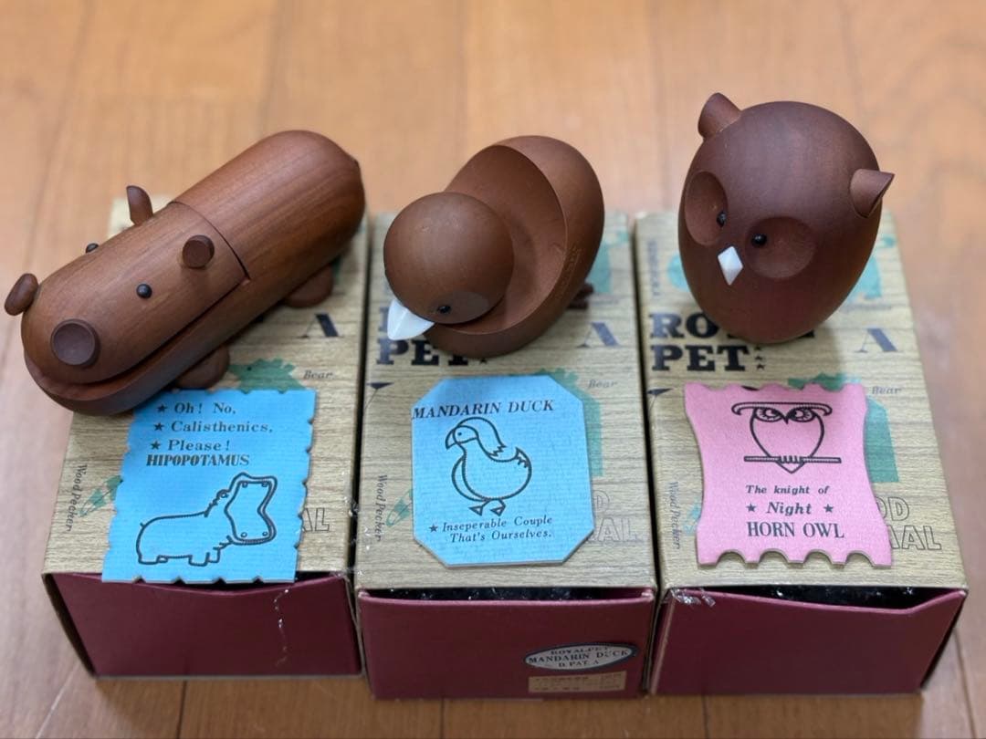 ロイヤルペット 全種類 20体 千趣会 ベルメゾン wood animal