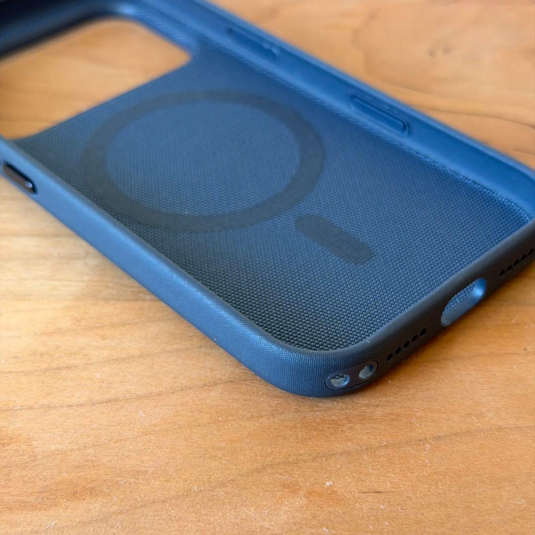 Apple純正 iPhone17 Pro テックウーブンケース 青 美品 箱付