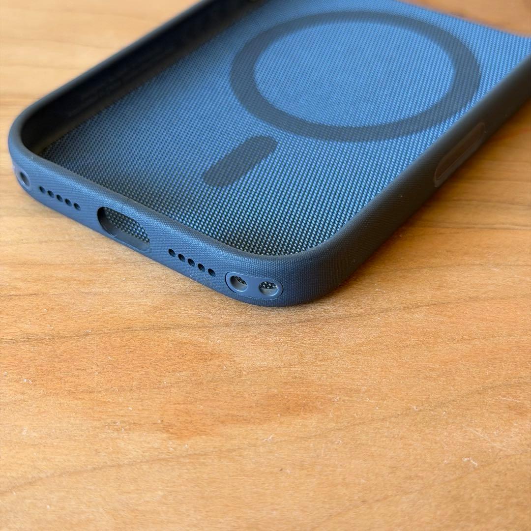 Apple純正 iPhone17 Pro テックウーブンケース 青 美品 箱付