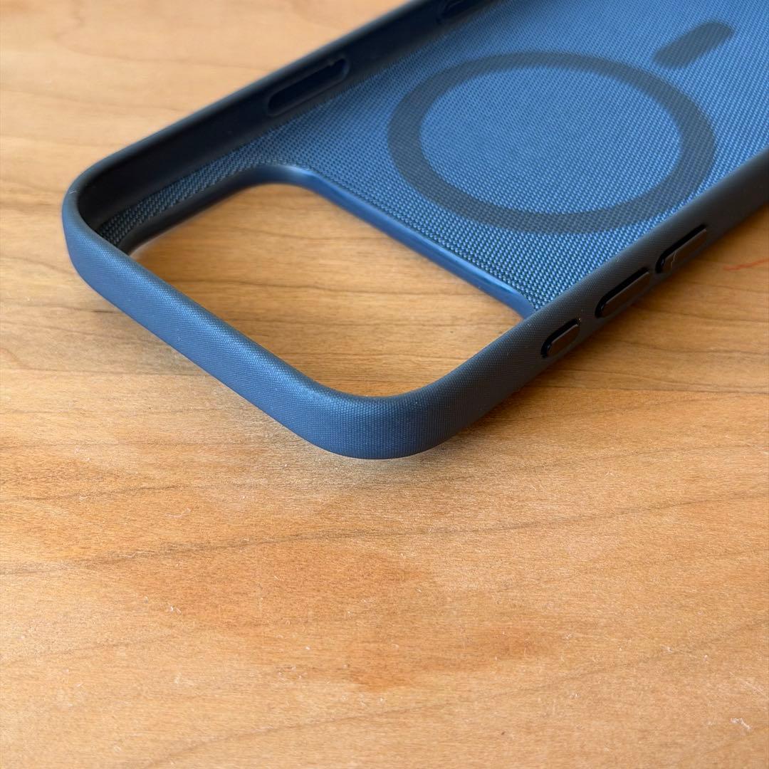 Apple純正 iPhone17 Pro テックウーブンケース 青 美品 箱付