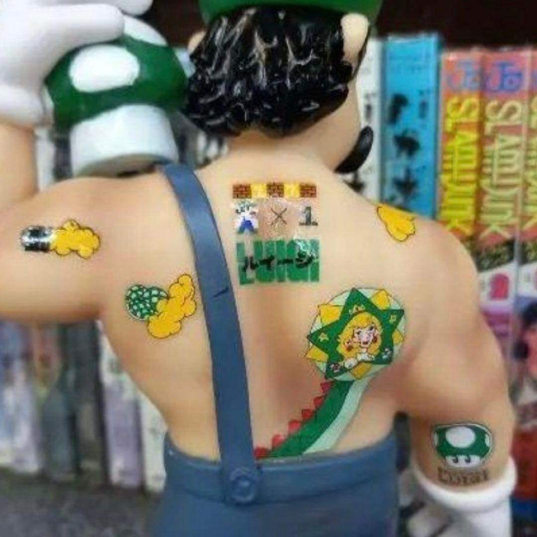 マリオ　ルイジ　スーパーマリオブラザーズ　マッチョ　フィギュア２体