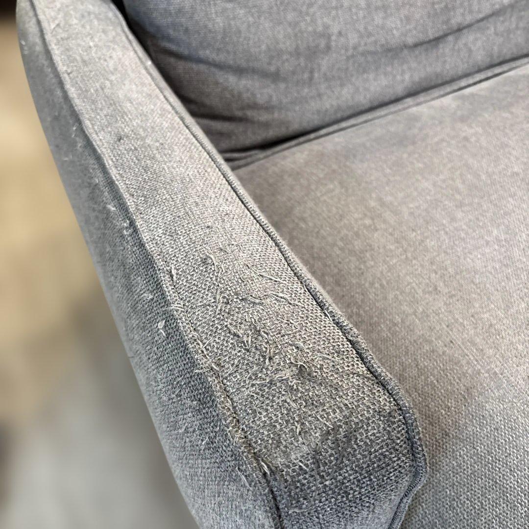 2人掛けソファ グレー 椅子 家具 送料込み