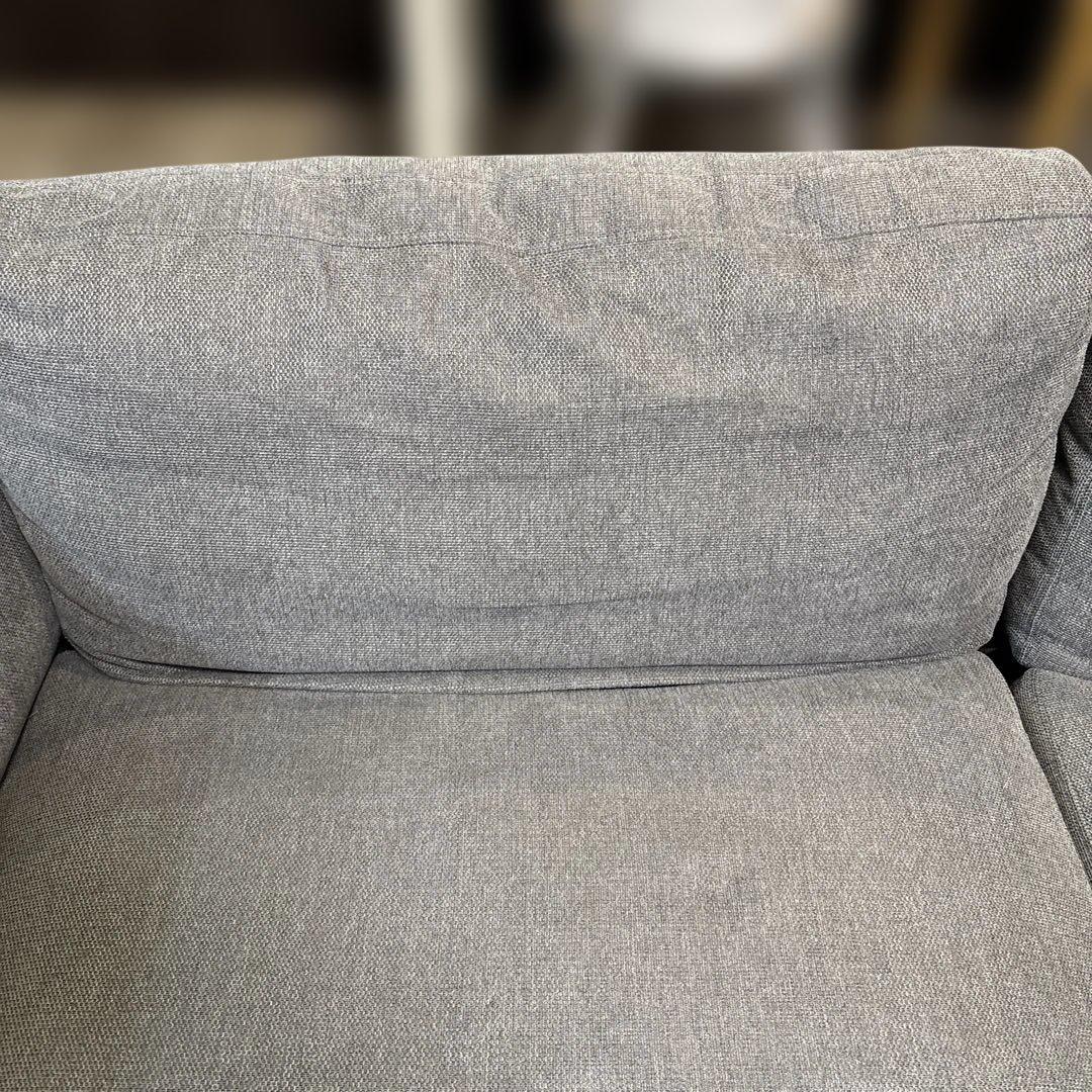 2人掛けソファ グレー 椅子 家具 送料込み