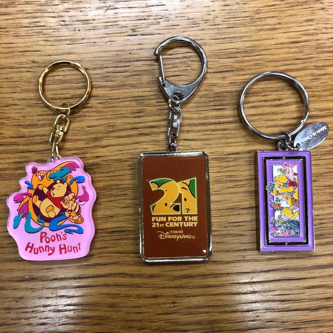 キーホルダー　くまのプーさん（100ACRE HOLIDAY等）【１０個セット】