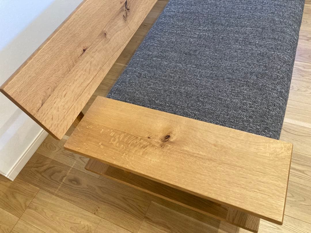 ⭐︎美品⭐︎飛騨産業製 片肘付ソファ2P森のことば