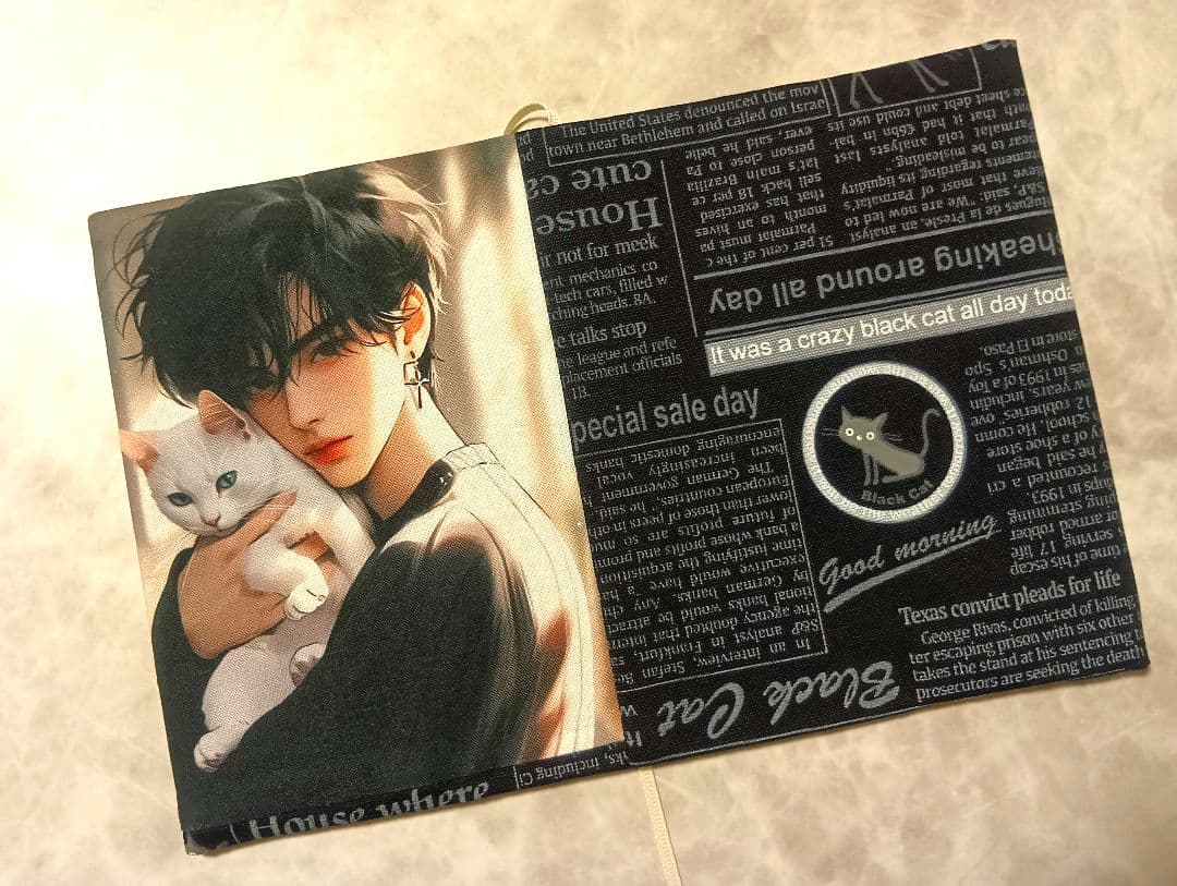 さな様リクエスト　おまとめ品 ハンドメイド.イケメン.文庫本サイズ.ブックカバー