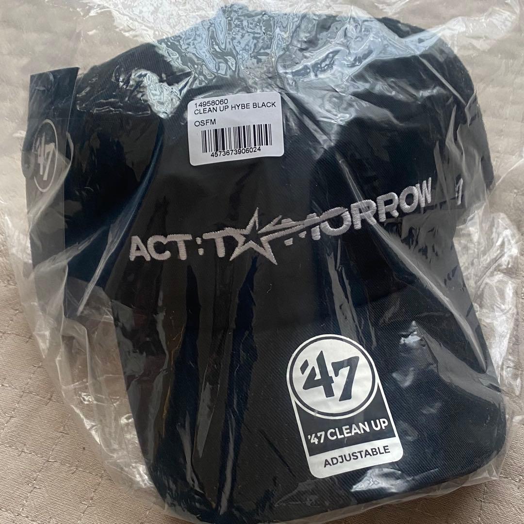 新品未開封 ACT: TOMORROW txt キャップ47 BLACK