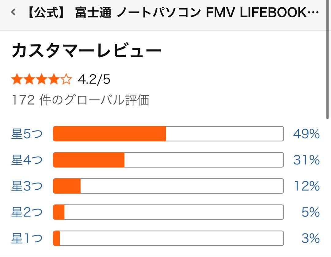 格安富士通 ノートパソコン FMV LIFEBOOK WA1/F3 AHシリーズ