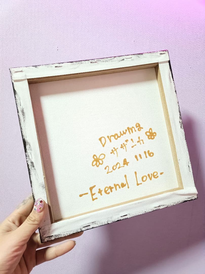 【一点物アート】サザンカ-Eternal Love-【絵画/現代アート】