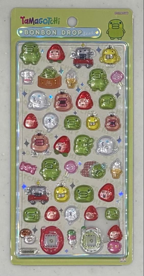 【正規品】ボンボンドロップシール☆たまごっち☆４点セット☆Tamagotchi