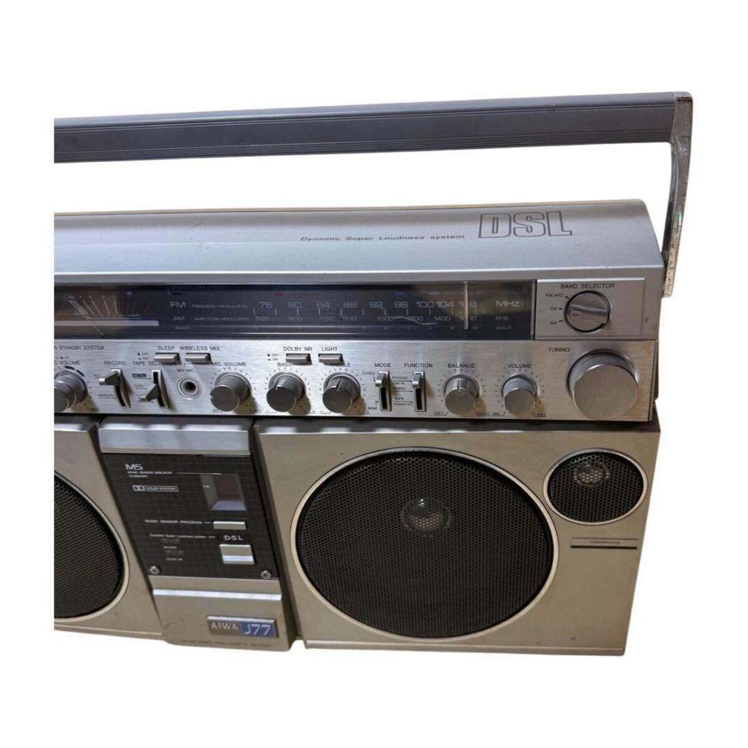 AIWA ラジオカセットレコーダー STEREO CS-J77
