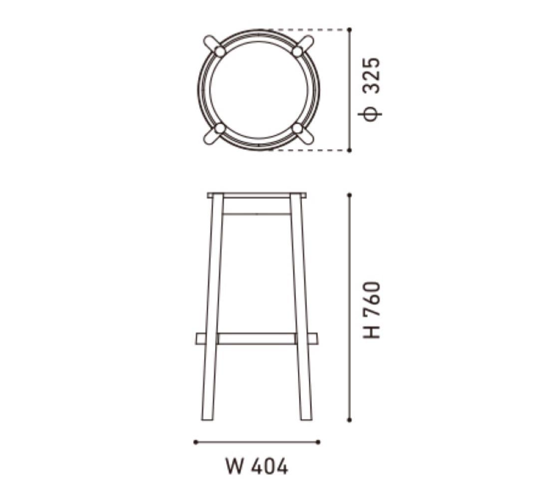新品！スツール カリモク家具やアルテック好きな方へ。
