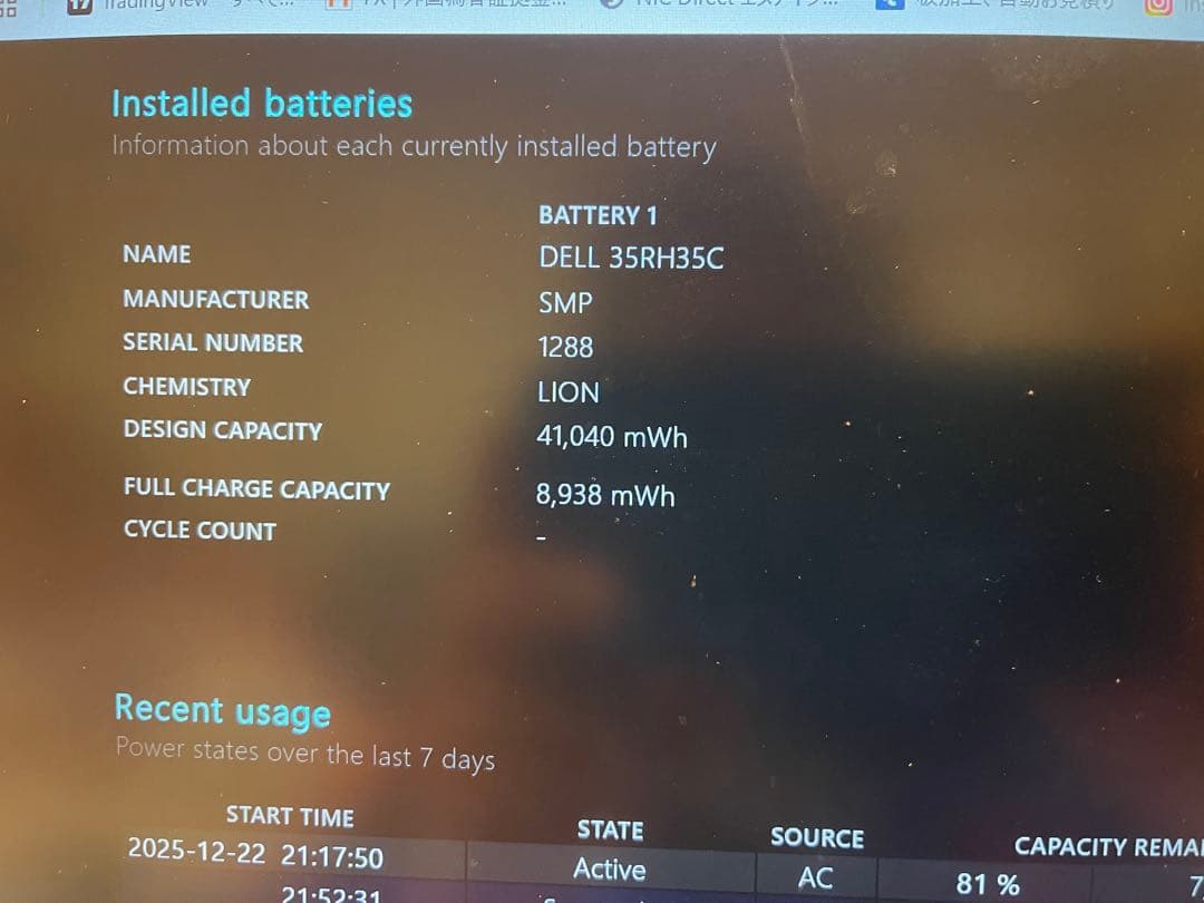 Dell Inspiron 5593 Intel Core i7、GPU搭載機
