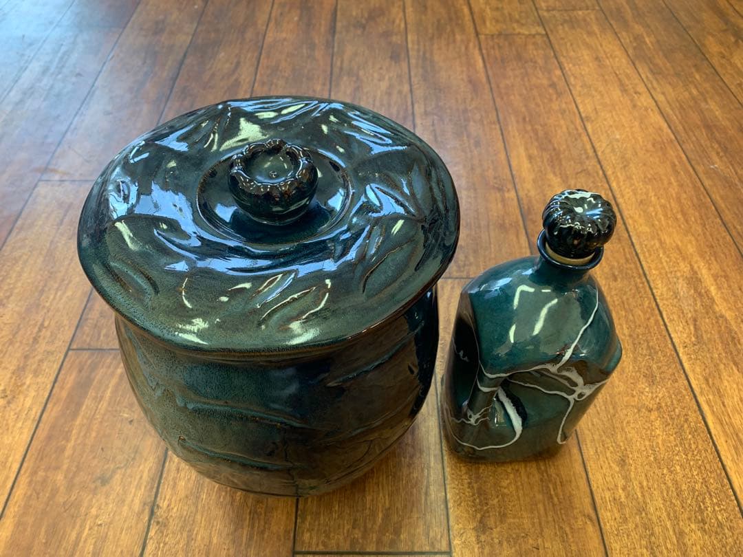 宮陶　セラミック　水甕　魔法のボトル