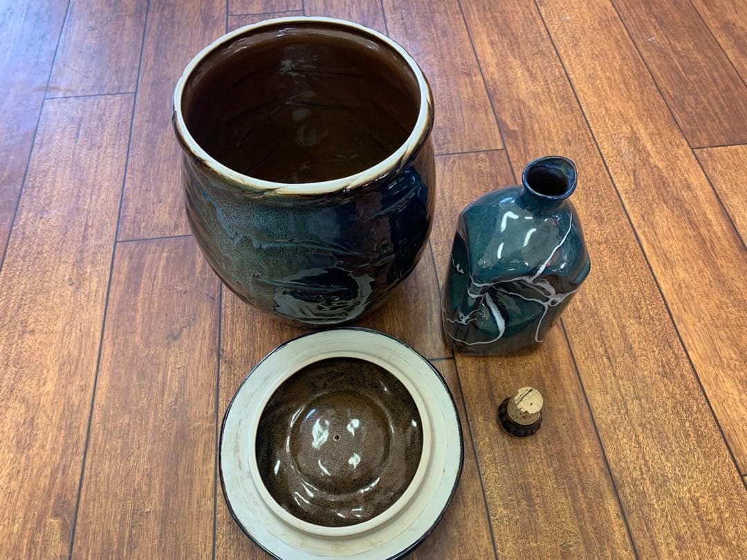 宮陶　セラミック　水甕　魔法のボトル