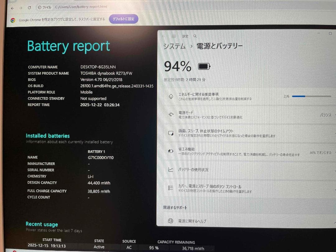Win11 Office搭載 dynabook メモリ8GB SSD256GB