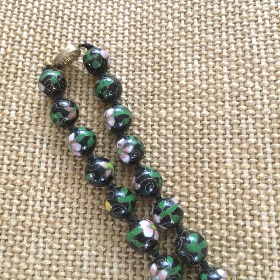 七宝焼のネクレス、アンティーク