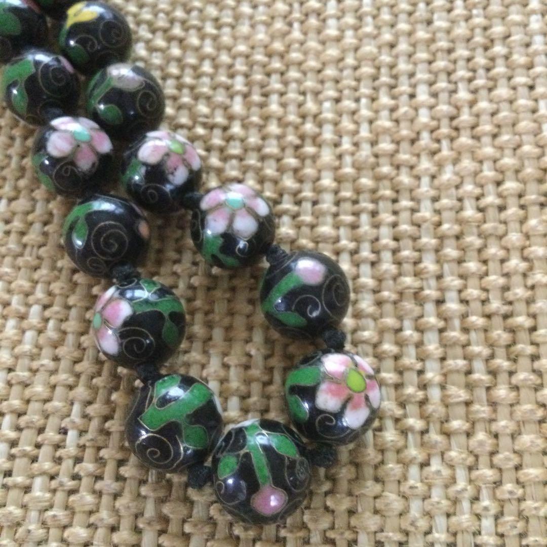 七宝焼のネクレス、アンティーク