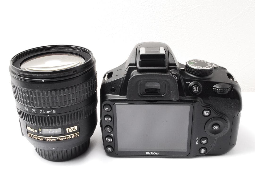 ショット数わずか❣️Nikon D3200 レンズセット スマホ転送 初心者