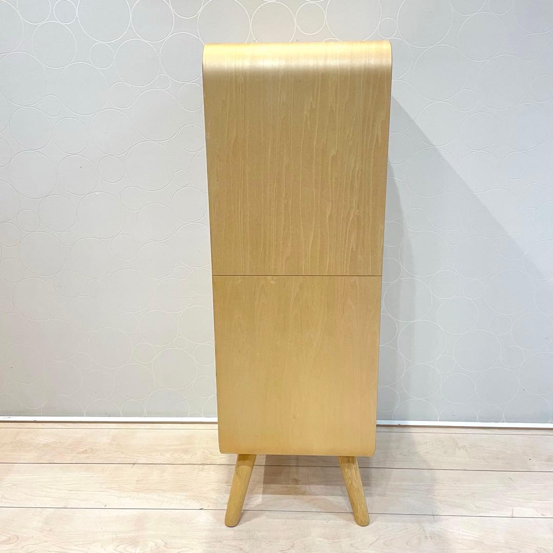 【ベルメゾン】曲げ木チェスト サイドチェスト 5段 ナチュラル 北欧風