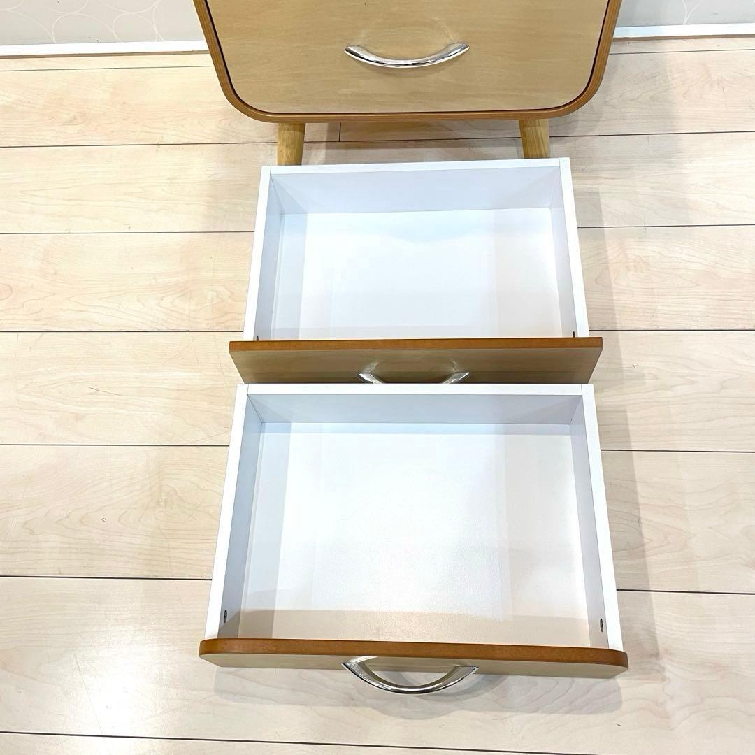 【ベルメゾン】曲げ木チェスト サイドチェスト 5段 ナチュラル 北欧風