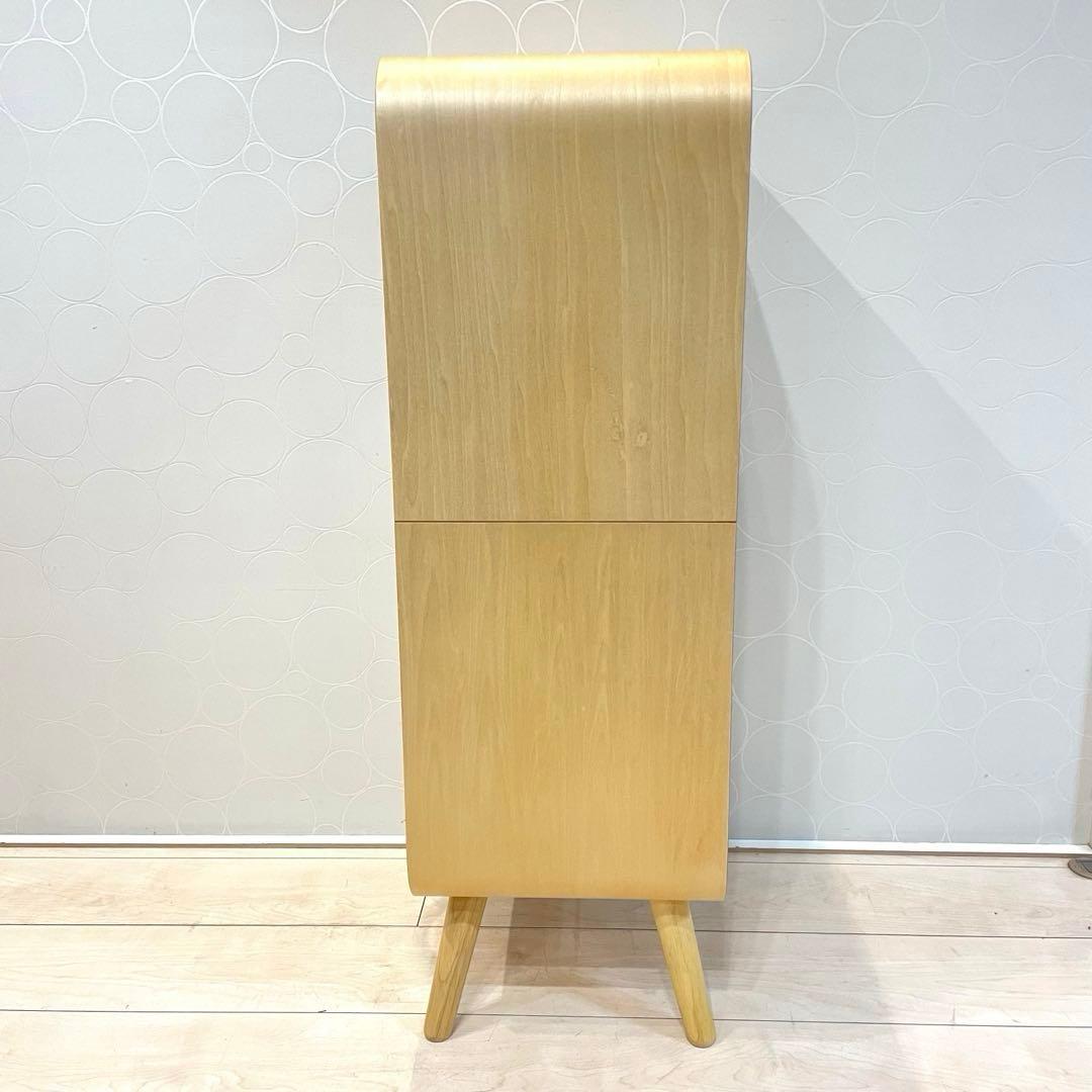 【ベルメゾン】曲げ木チェスト サイドチェスト 5段 ナチュラル 北欧風