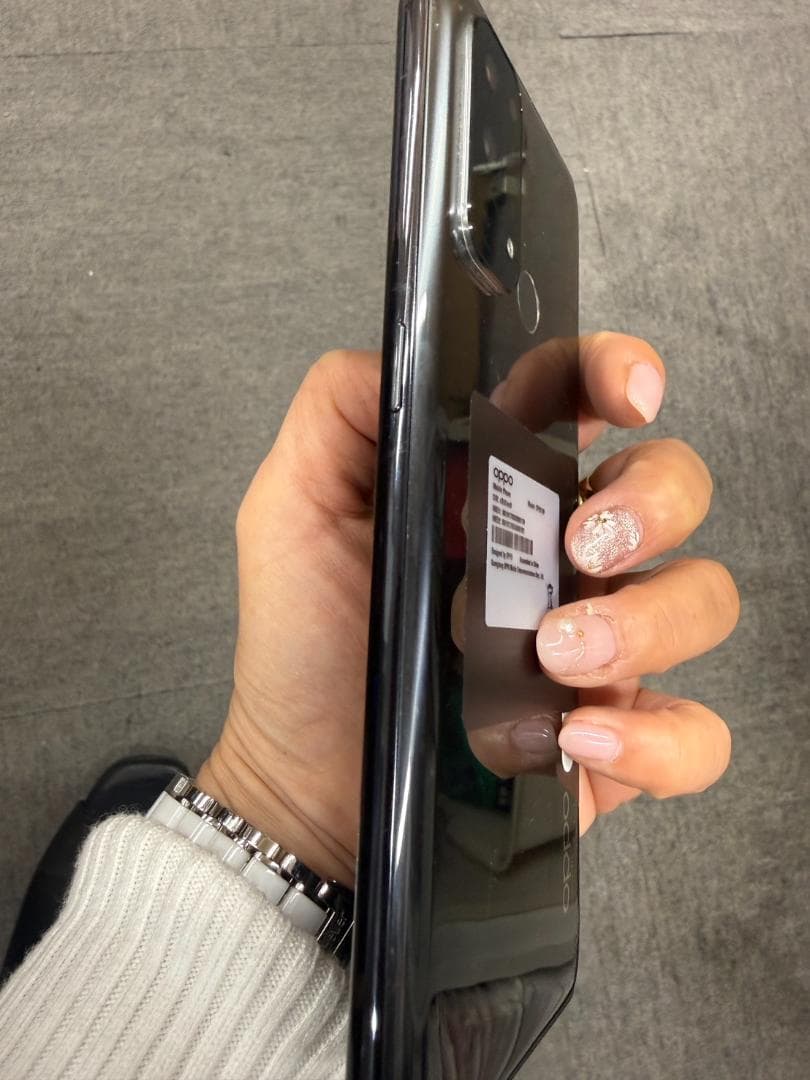 oppo A54 ブラック 手帳型ケース付き