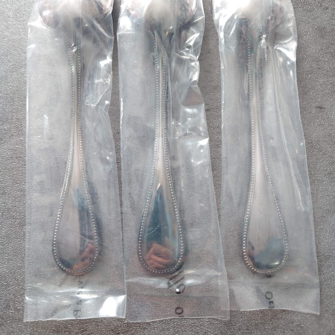 クリストフル パール 未開封 コーヒースプーン 3点