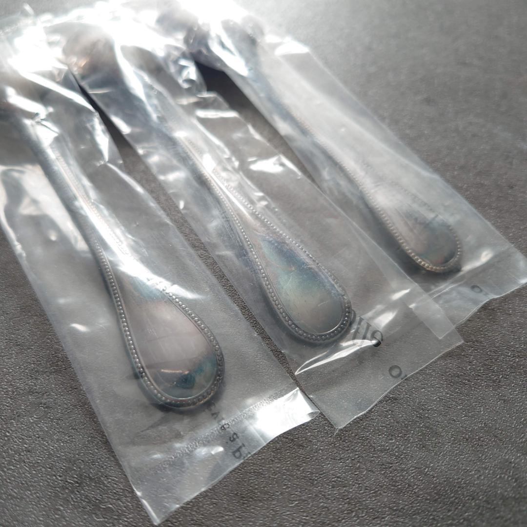 クリストフル パール 未開封 コーヒースプーン 3点