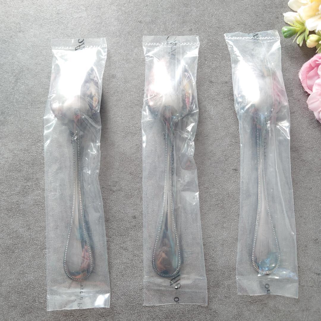 クリストフル パール 未開封 コーヒースプーン 3点