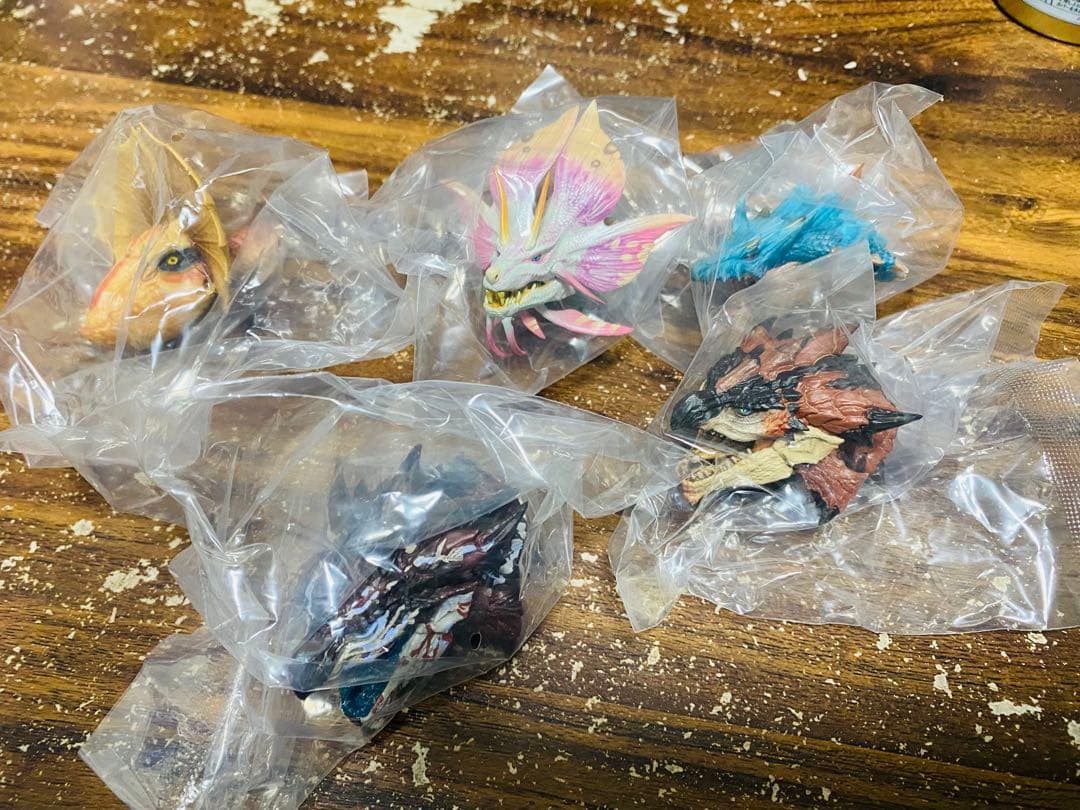 一番くじ モンスターハンターワイルズ　C賞 モンスターヘッドマグネット 全５種