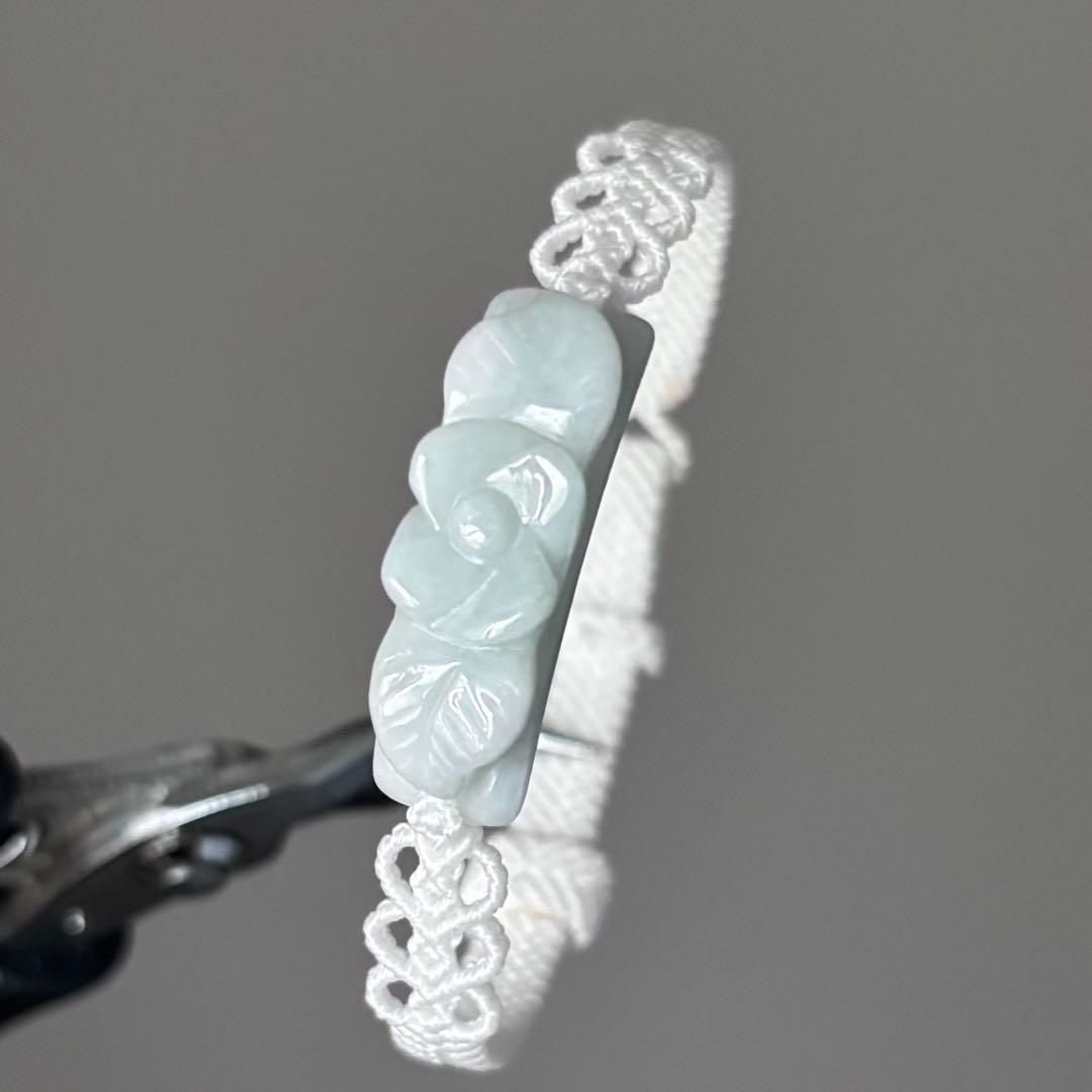 専用ページ翡翠マクラメ編みブレスレット