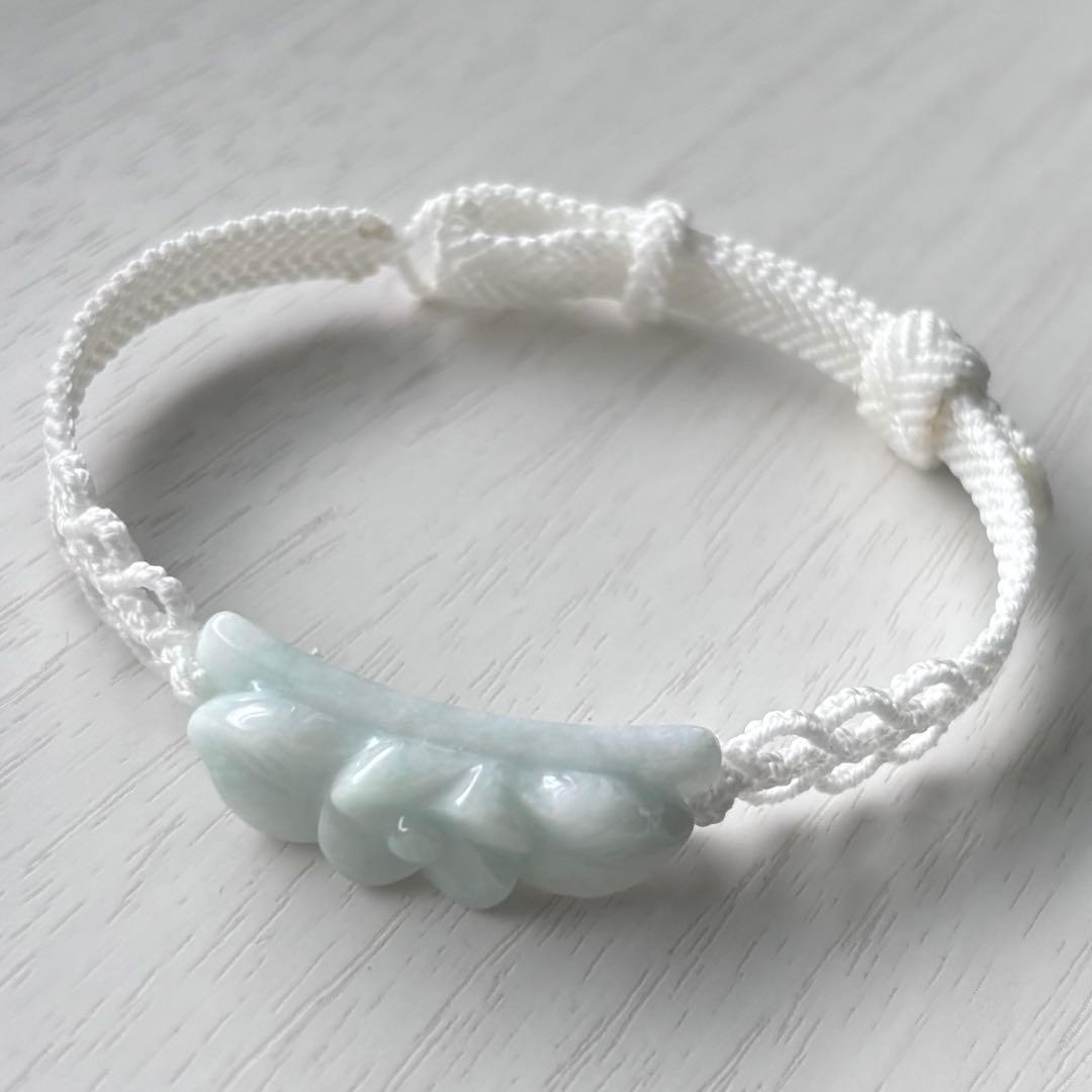 専用ページ翡翠マクラメ編みブレスレット