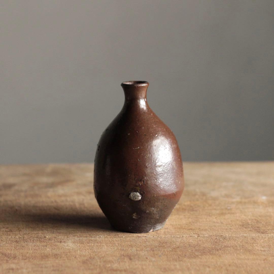 丹波 栗皮釉 徳利 酒器 古道具 アンティーク