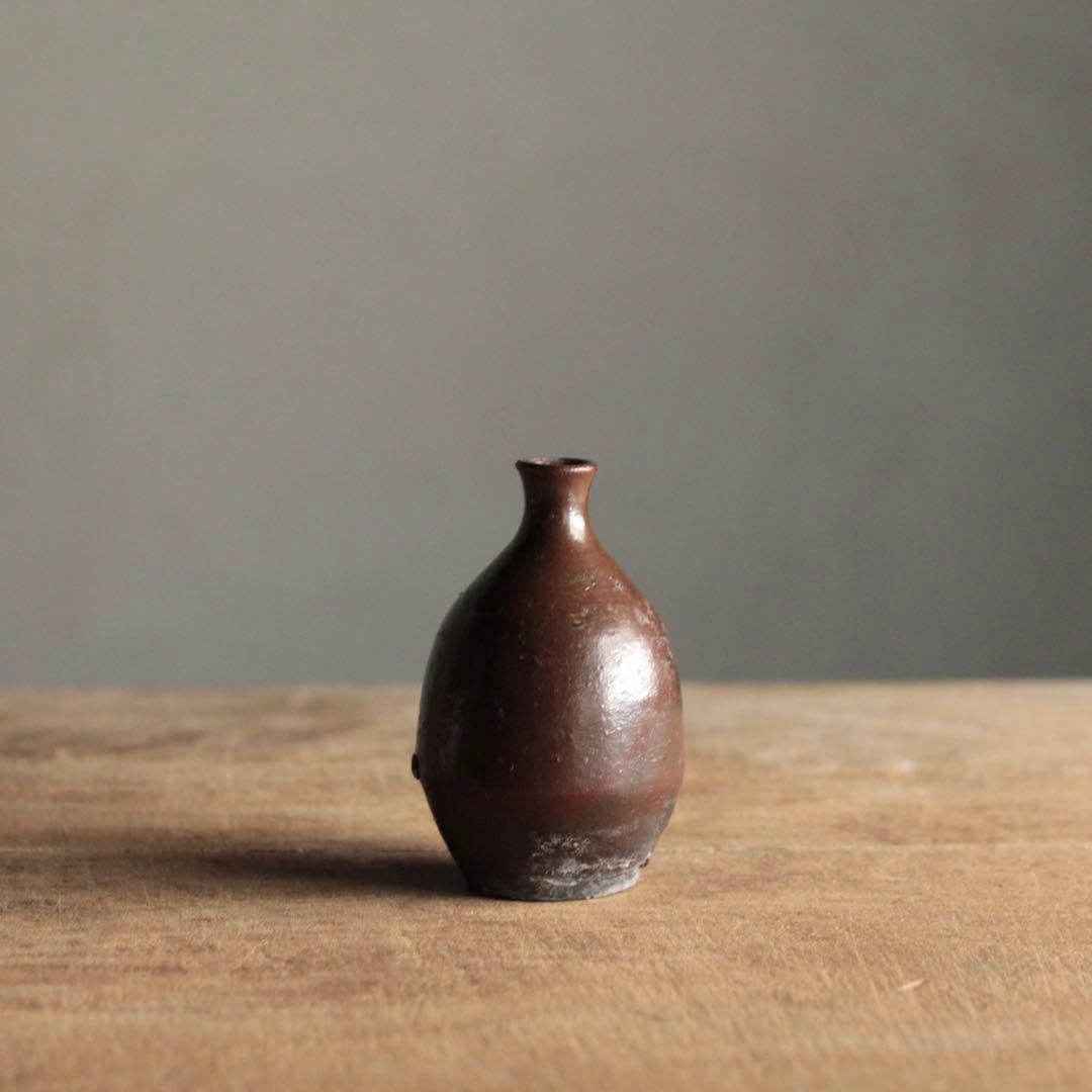 丹波 栗皮釉 徳利 酒器 古道具 アンティーク