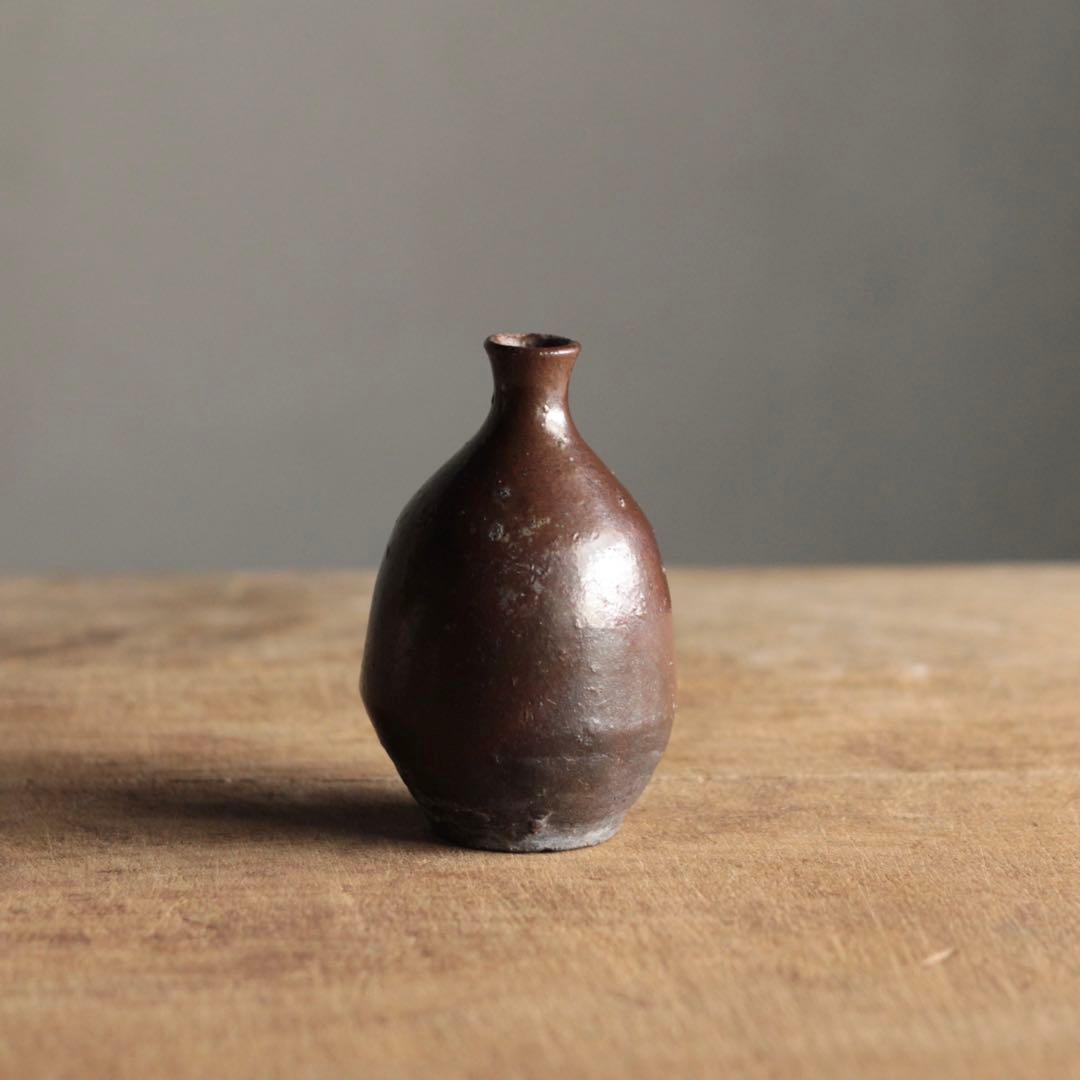 丹波 栗皮釉 徳利 酒器 古道具 アンティーク