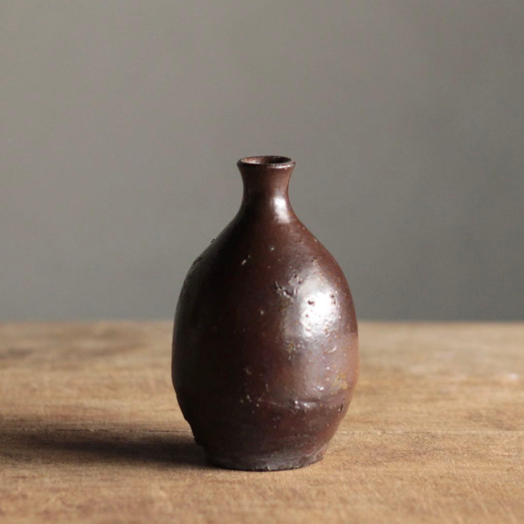 丹波 栗皮釉 徳利 酒器 古道具 アンティーク