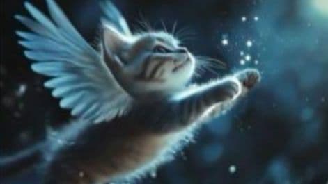 靴下に入ったねこパネル生地　ハンドメイド