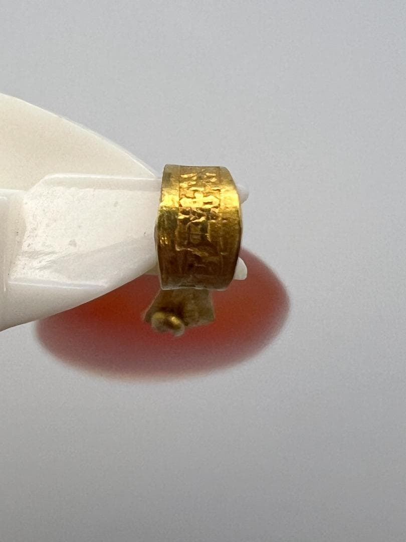 【海】24金　聚宝千足　刻印　メノウ　瑪瑙　ペンダント　重量約４．５ｇ